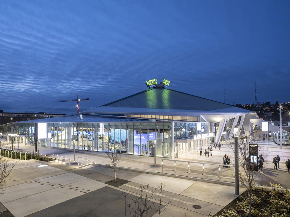 Climate Pledge Arena in Seattle.